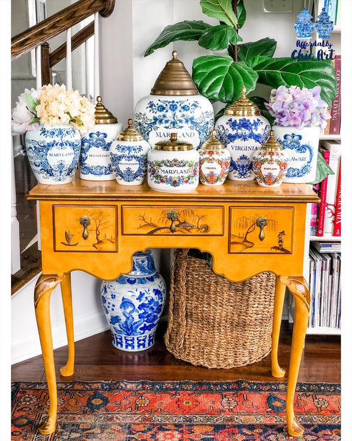 tobacco jars williamsburg SUPER DELFT SATURDAY: Vintage Delft State Tobacco Jar Event Saturday, –  Affordably Chic Art